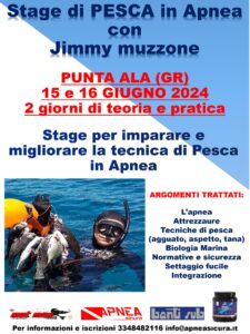 Stage pesca in apnea a Punta Ala (Gr)