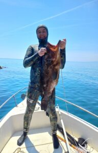 Jimmy Muzzone Pesca in apnea